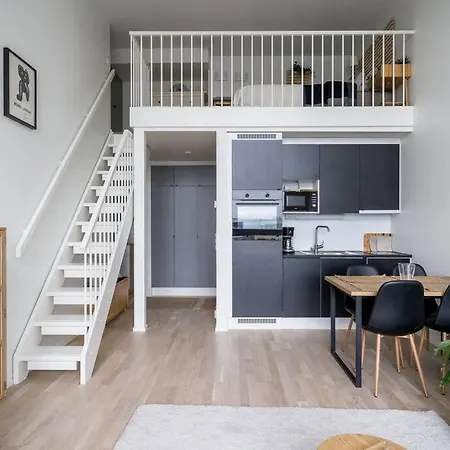 Luxus -loft 7 Min Train To Airport *