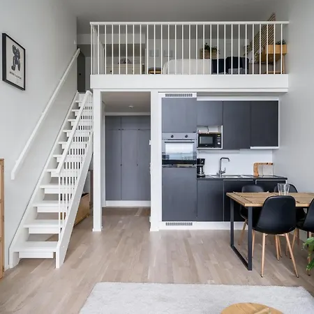 Luxus -loft 7 Min Train To Airport *